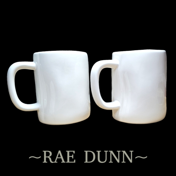 Rae Dunn pair of coffee mugs 'Hustle Hard' & 'Girl Boss' - Picture 4 of 9